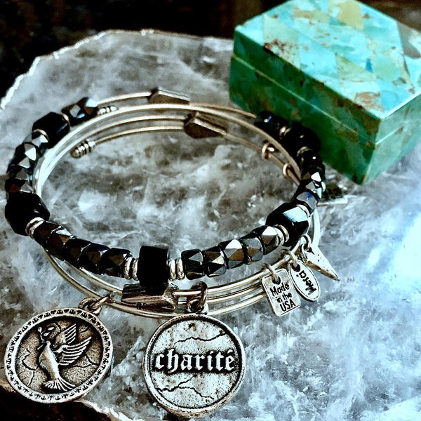 Reverence Beaded Bangle