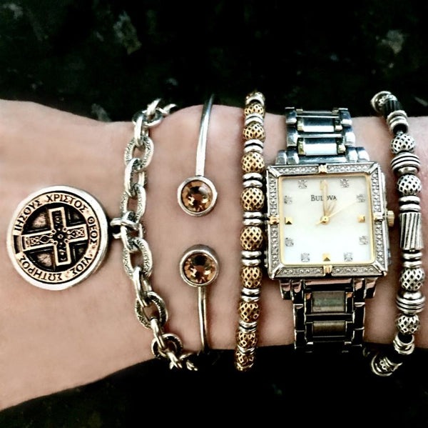 Serenity Beaded Bangle