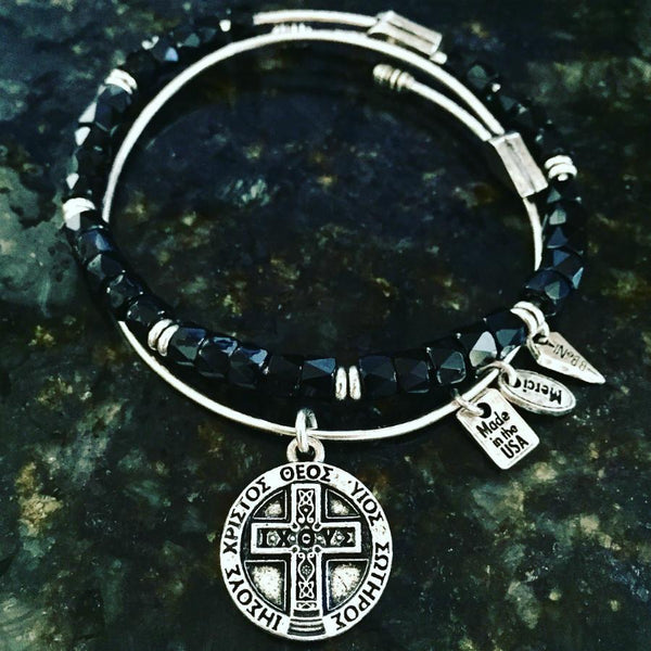 Wisdom Beaded Bangle