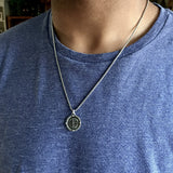 Bbeni men’s Compass necklace 