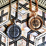 Bbeni Compass Coin men’s necklace 