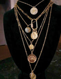 Gold chains and coin necklaces