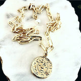 Ancient coin necklace 