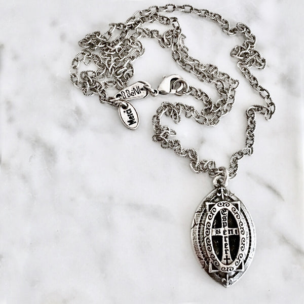 Bbeni blessed hope marquis cross necklace 