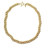 Bbeni 14k gold Miami Cuban cable link necklace 