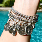 Ancient Temple Coin Bangle