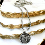 bbeni temple coin necklace