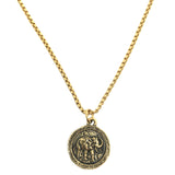 bbeni elephant coin necklace