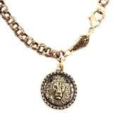 bbeni lion coin bracelet