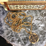 bbeni trinite coin necklace