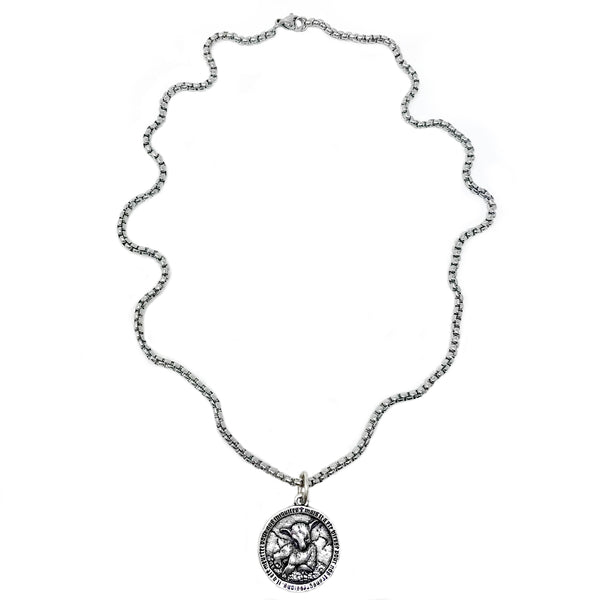 Isaiah 53 Prophetic Lamb Coin Necklace