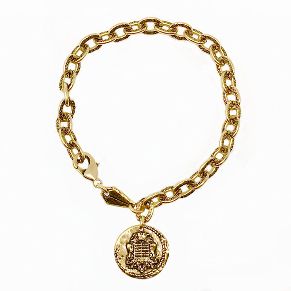 Holy, Holy, Holy Coin Chain Bracelet