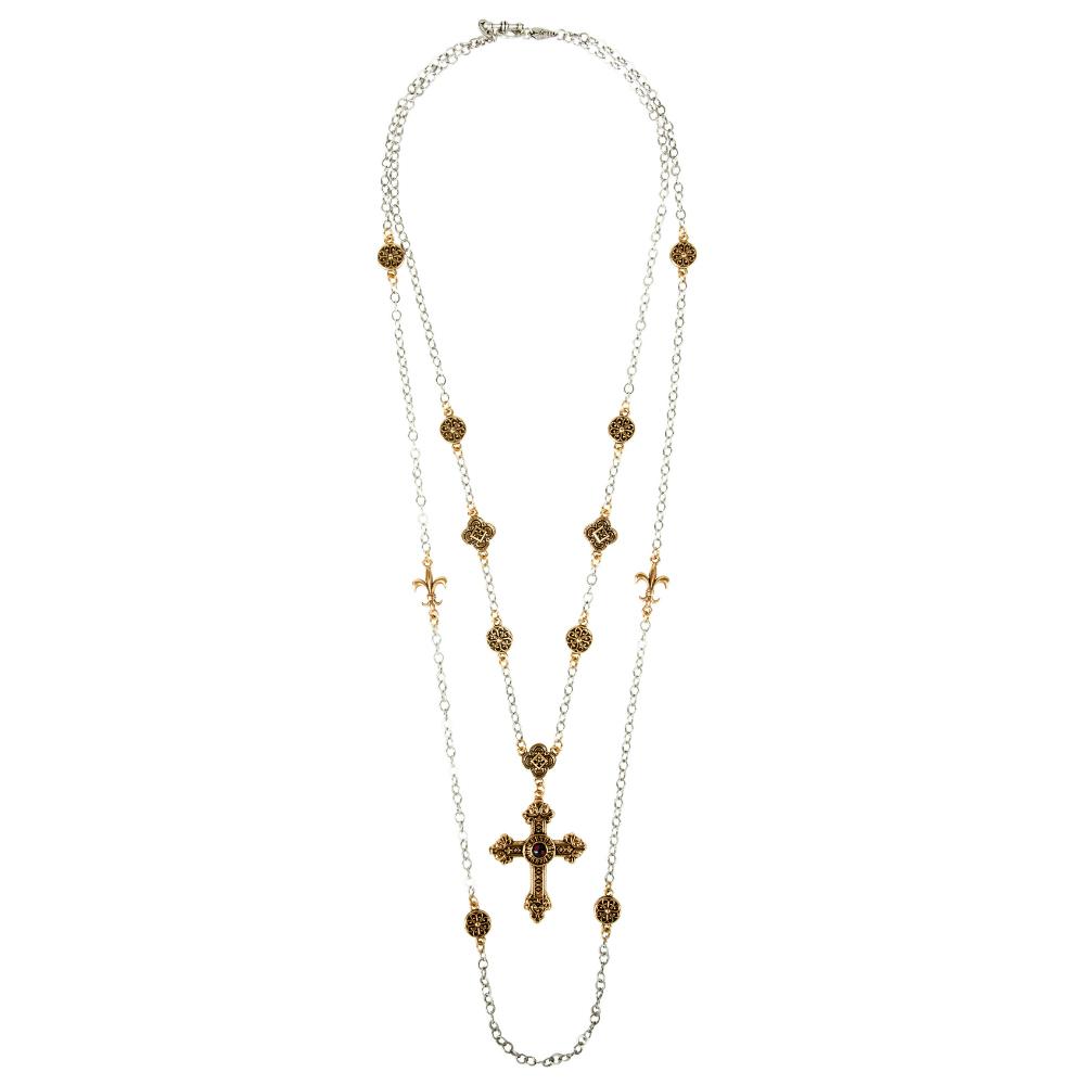 レッドベルベットスリム着用★Cross X Coin layered Necklace レッドベルベットスリム着用☆Cross X Coin layered Necklace